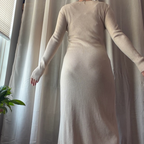 Pink Rose Ribbed Knit Cardigan - Picture 2 of 3